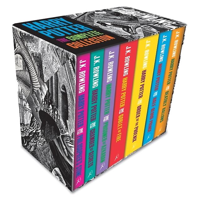 Harry Potter Boxed Set The Complete Collection Adult Paperback by J.K. Rowling Paperback Book