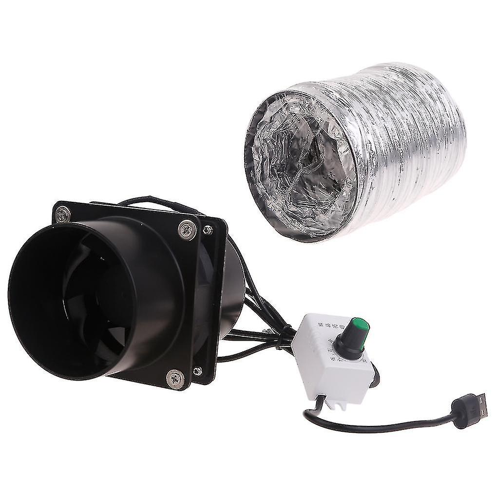 High-performance Ventilation Fan With Powerful Suction And Plastic Duct Pipe