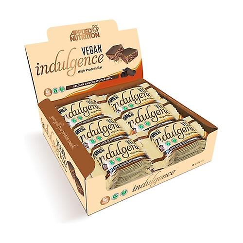 Vegan Indulgence Bar, Belgian Chocolate Caramel 12 units of 50g