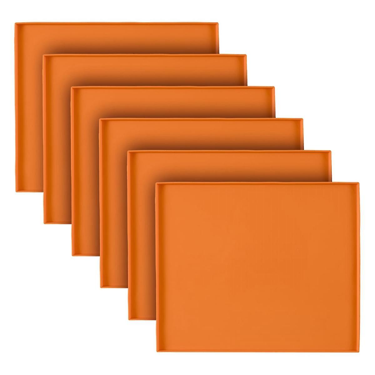 Silicone Dehydrator Trays for Making Fruit Leather, Non Stick Dehydrator Trays with Raised Edge Reu