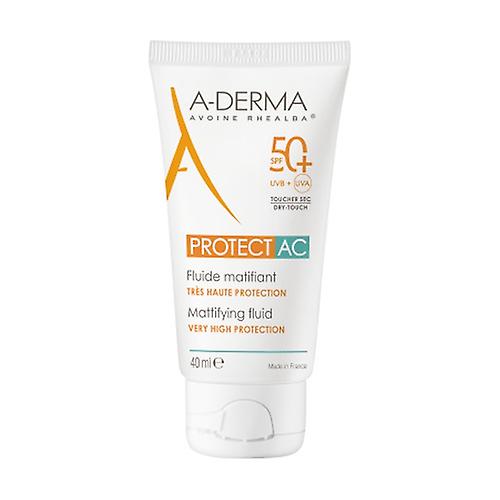 Aderma protect ac mattifying fluid 50+ 40 ml