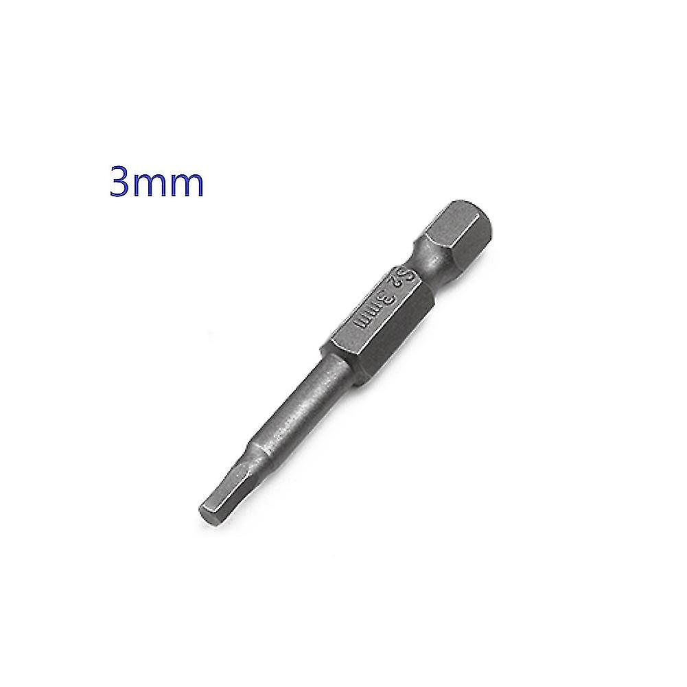 1 Pcs Hexagon Screwdriver Bit H1.5-h8 W/ 1/4' Shank Length 50mm Quick Change Impact Driver Power Dri