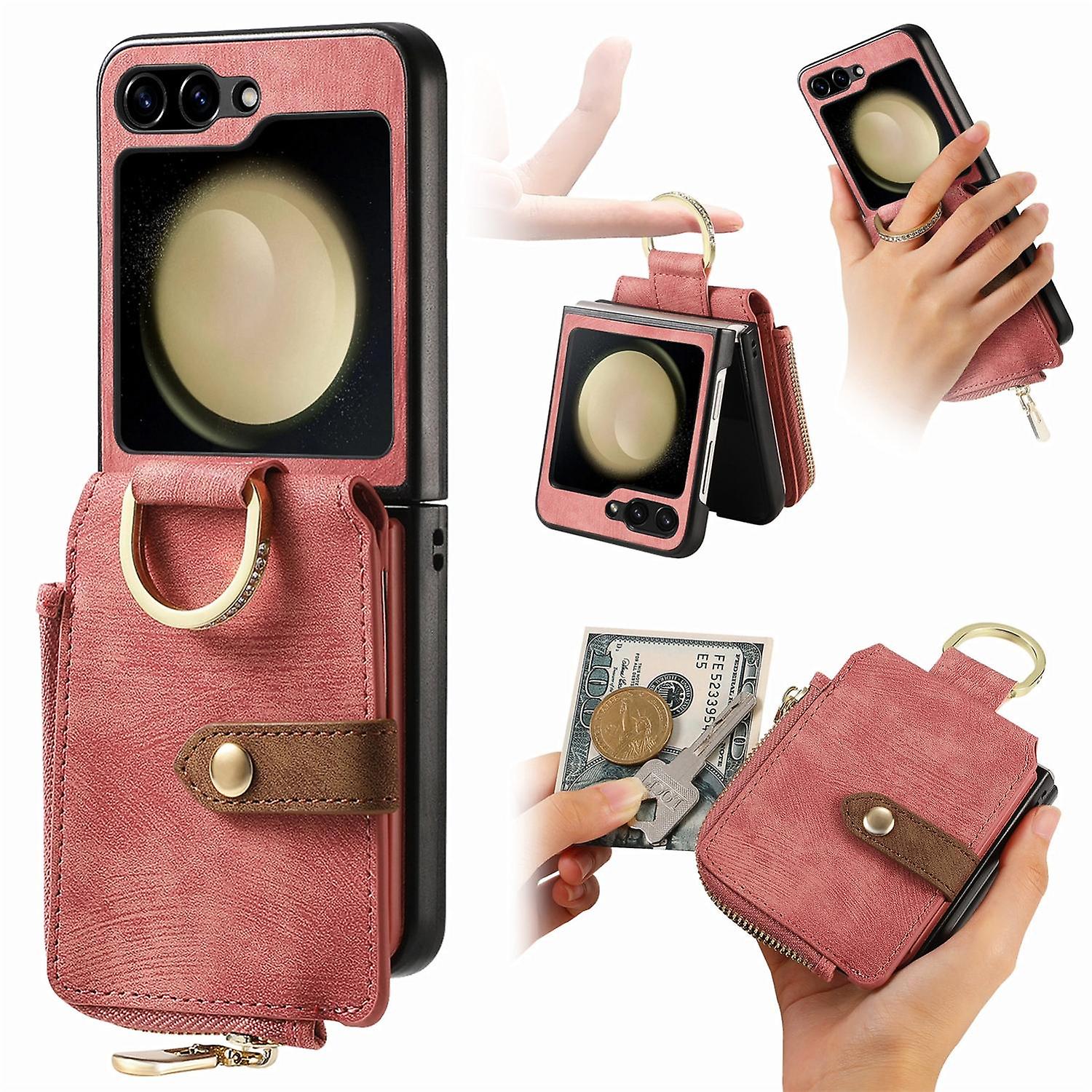 Retro Ring Vertical Phone Case For Samsung Galaxy Z Flip6
