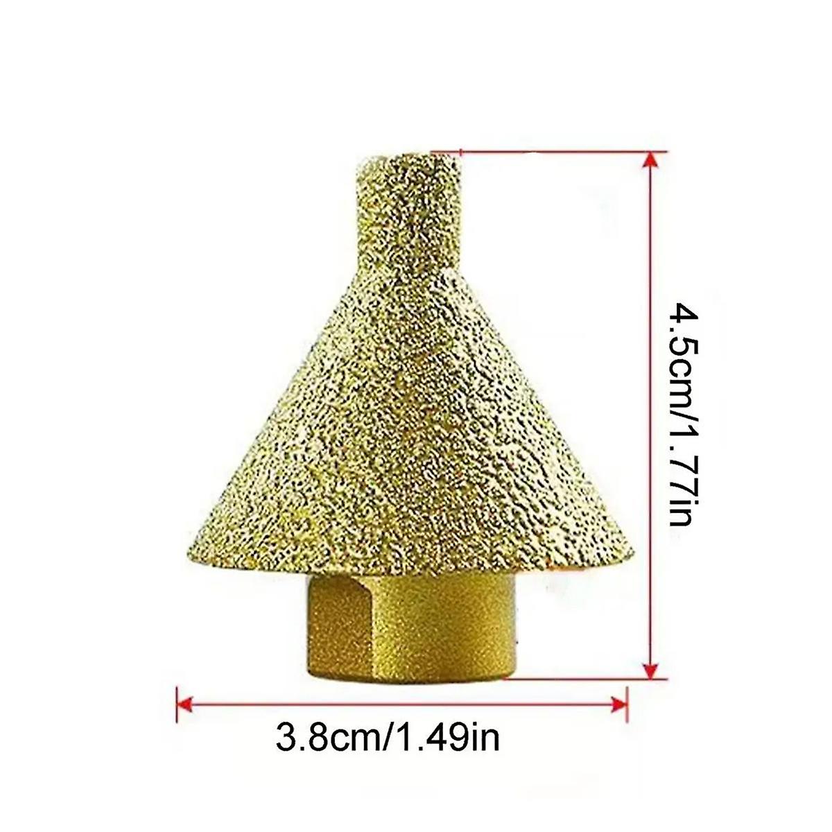 Countersink Drill Bit Grinder Polisher Attachment Nozzle for Grinder Electric Drill Adapter with Cooling Wax for Metal