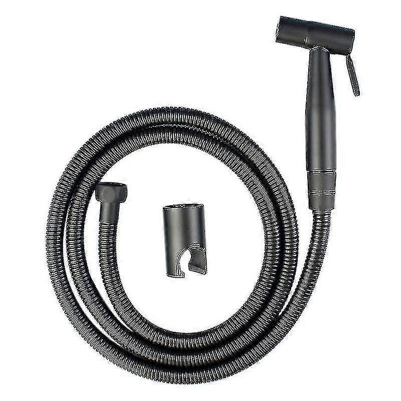 Nero Handheld WC spruzzatore in acciaio inossidabile bagno bidet spruzzatore set con tubo per doccia spray