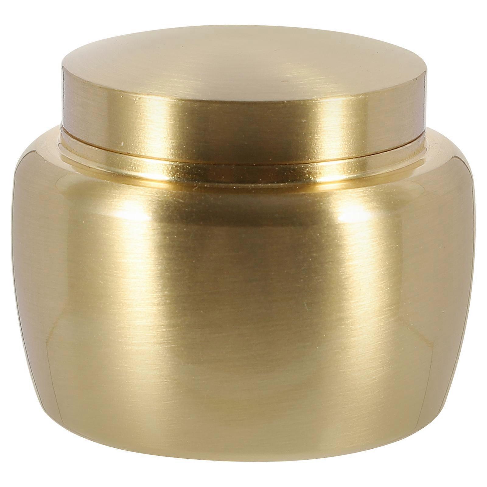 Mini Canister Small Canister Copper Incense Powders Container Sealing Can Cremation Urn