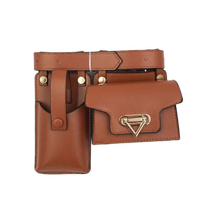 Deri Paket Bel Çantası Deri Kemer Çanta Bayan