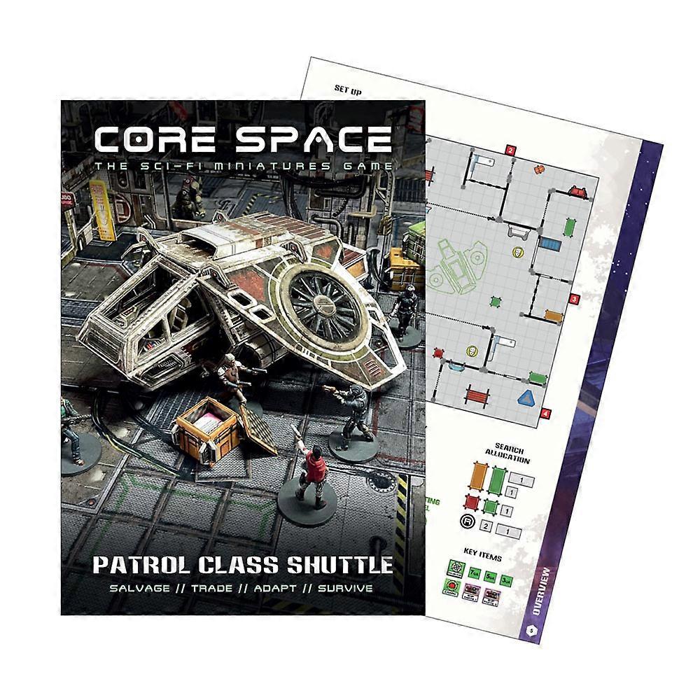 Battle Systems: Core Space Patrol Class Shuttle Miniature a Galactic Corps Craft