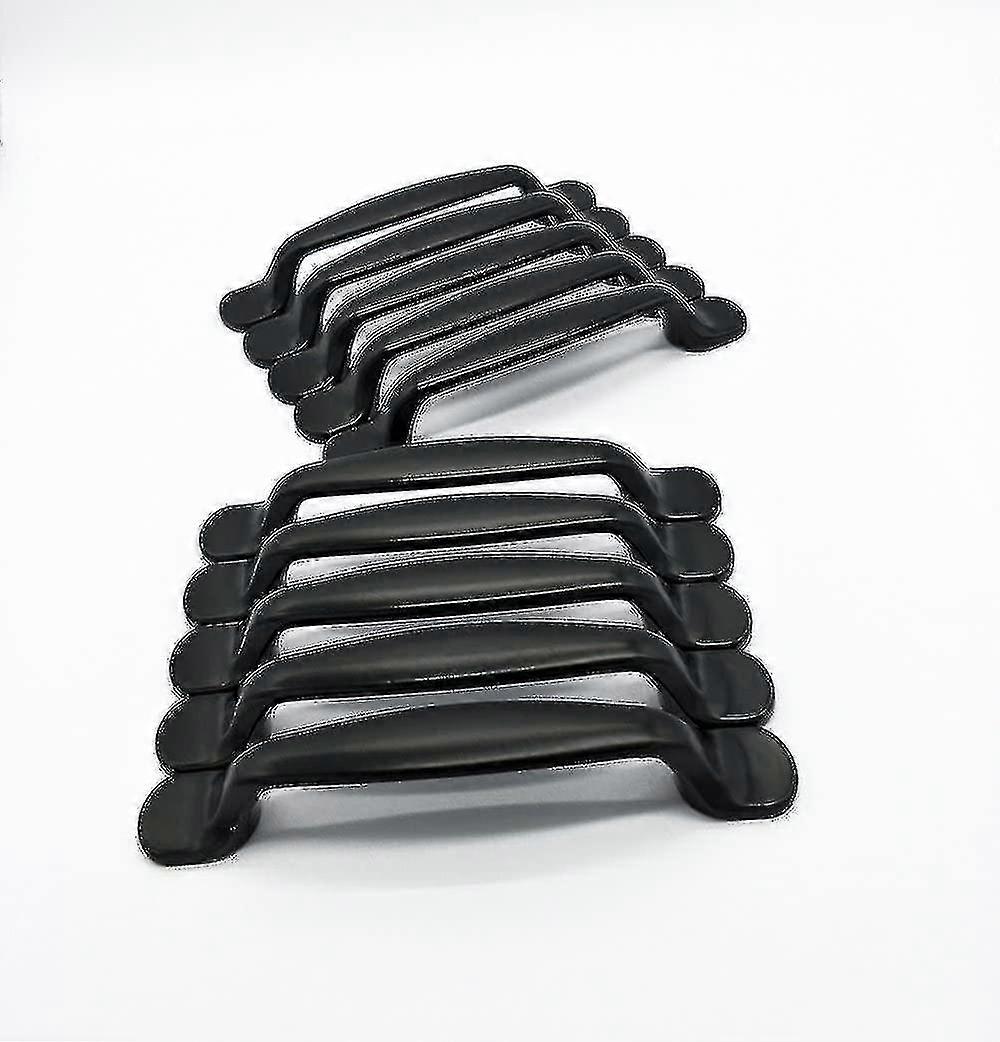 10 قطع Qrity أسود 96mm مقبض الباب الأثاث مقبض بار