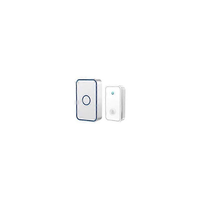 Plug-in Wireless Doorbell, 150 Meters Waterproof Door Bell Electronic Chime, With LED Flash, 60 Melodies and 5-Level Volume Control, Suitable for Home