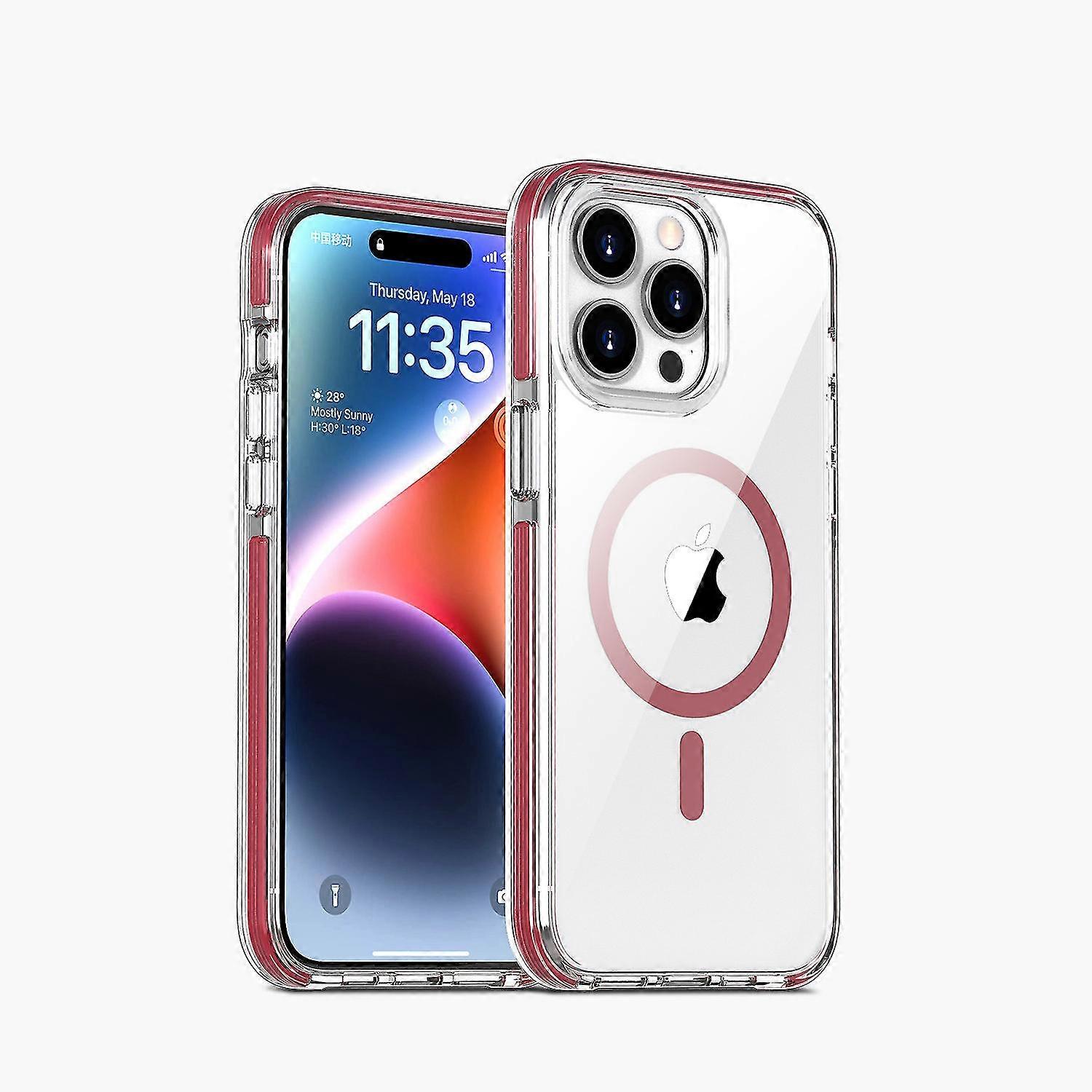 For Iphone 15 Pro Max 15 Ultra Clear Case, Magnetic Magsafe Case For Iphone 15 Pro Max Ultra Transparent Shcokproof