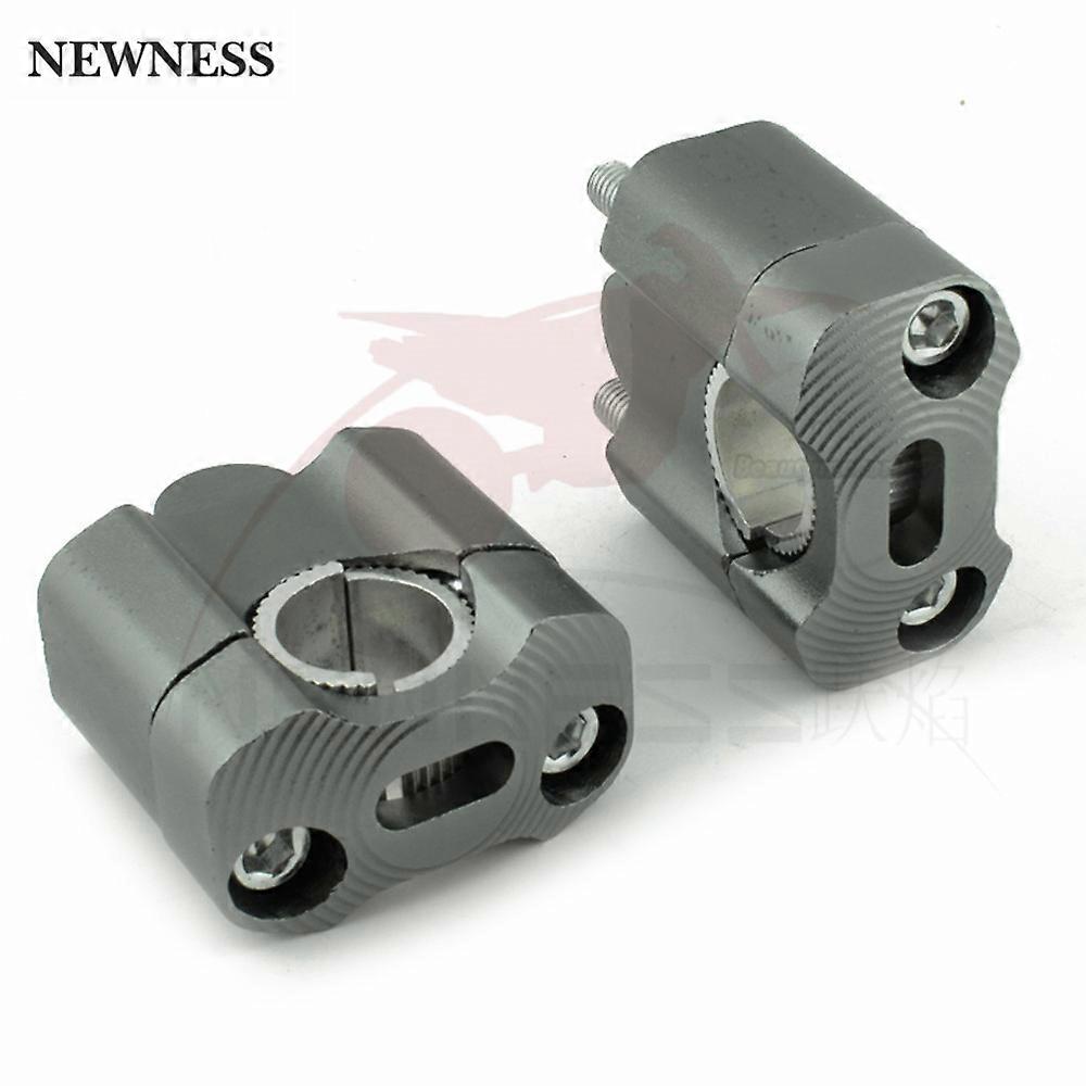 2 Pieces CNC 22mm 28mm Off road Motorcycle Bar Clamps Handlebar risers Adapter for 7/8 1-1/8 Pit Dirt motorbike