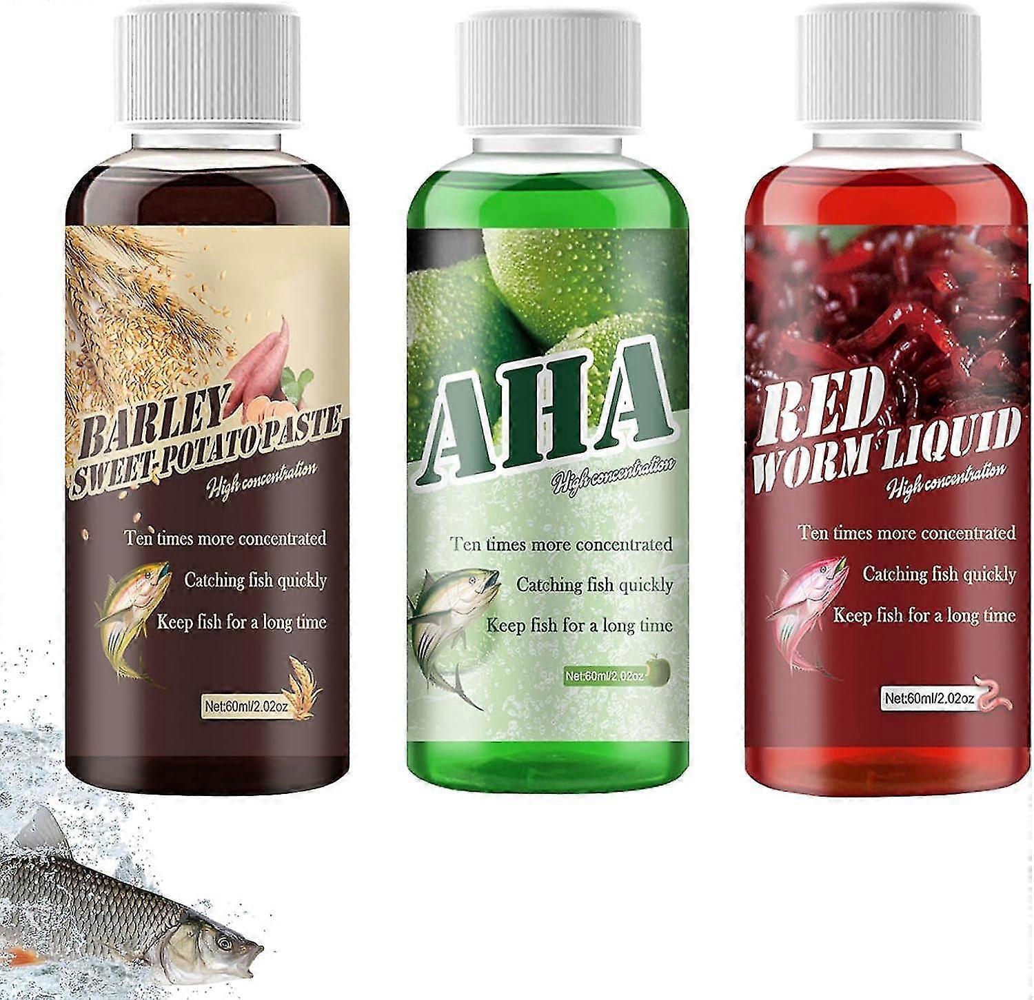 Bait-flavored fish attractant, bait fish attractant, liquid bait fish additive, freshwater fish attractant, suitable for all fish species