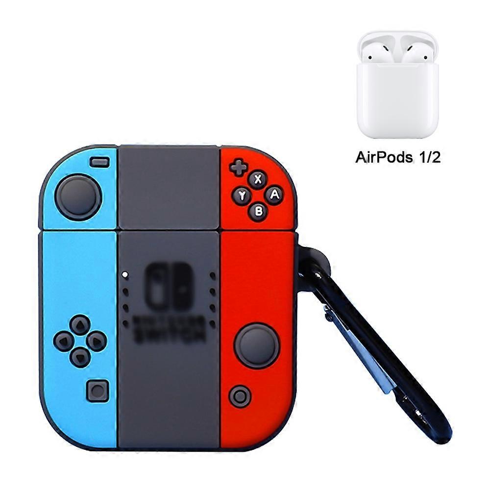 Airpods 1/2&Proケースと互換性のあるケース、かわいい3D漫画、子供のための面白い女の子、ティーンズ、男の子のカバー、ソフトシリコンケース