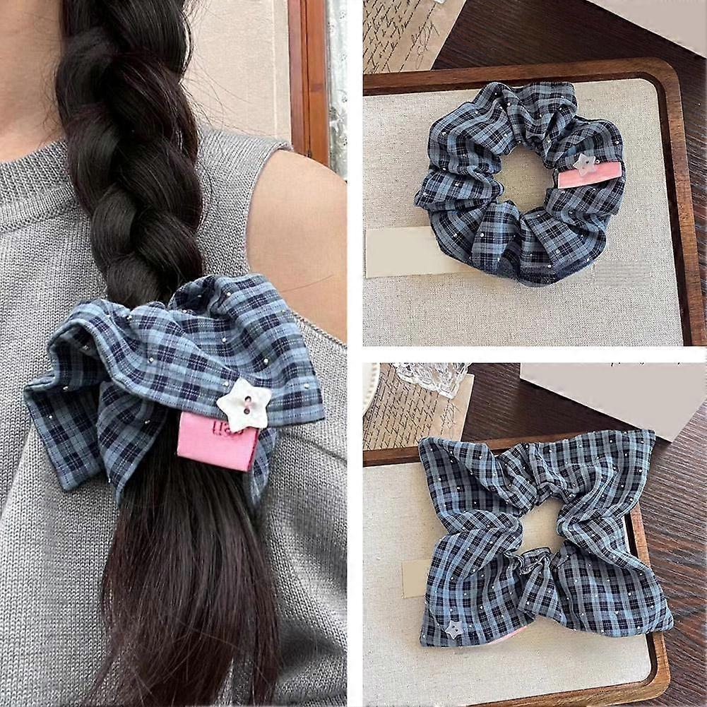 Pierścień do włosów w kratę Opaska do włosów Opaska do włosów