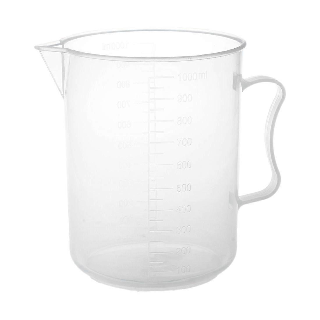 Bécher gradué transparent de 1000 ml avec poignée