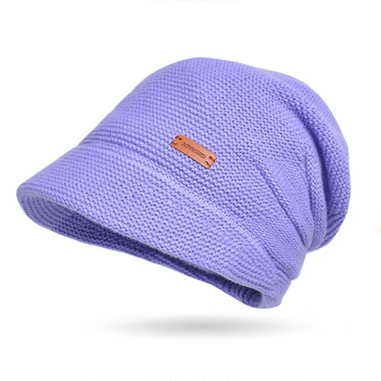 Women\'s Slouchy Beanie Hat Hip-hop Stretch Soft Lightweight Running Beanie For Cold Weather Skate Cap