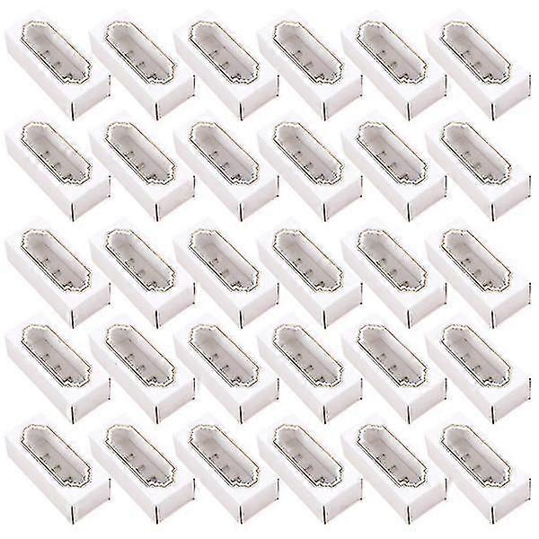 30pcs Macarons Box For 5 Macaron Container Drawer Type Macaron Boxes Cookie Cake Dessert Party Gift Packing Box With Clear Window