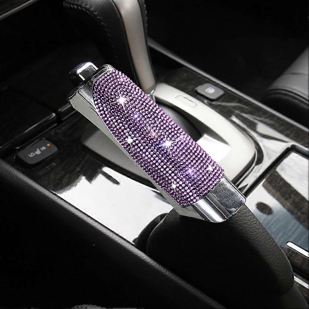 Decorative BLING HAND BRAK COVER for car, interior accessories, black, pink, red, green, red, blue