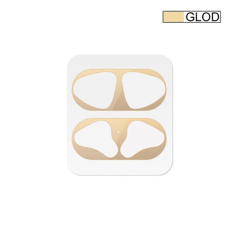 Metal Dust Guard Sticker For Apple AirPods 1 2 Case Dust-proof Protective Sticker Skin Protector For AirPods 2 1 Accessories