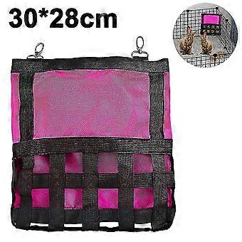 Guinea Pig Rabbit Hay Feeding Bag Small Animal Hay Feeder Bag Pet Hanging Feeder Sack Small Animals Feeding Device Supply For Chinchilla Hamsters Hay