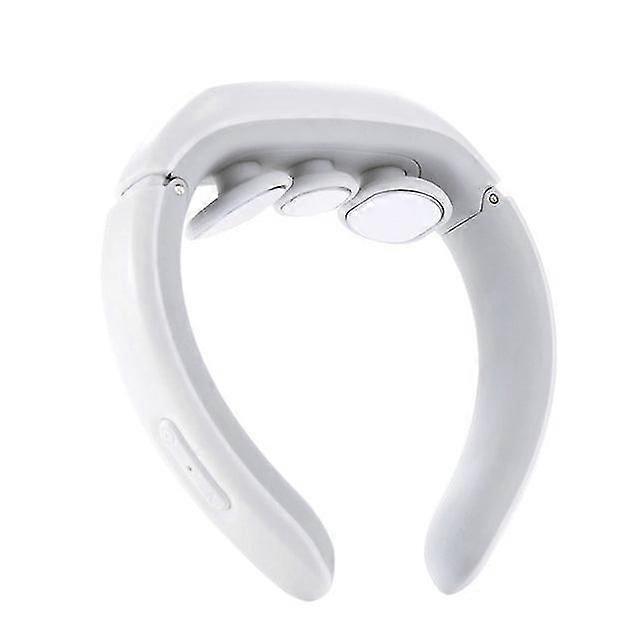 Electric neck massager heating 6 modes 15 levels cordless &amp; portable deep tissue trigger point pulse neck massage device