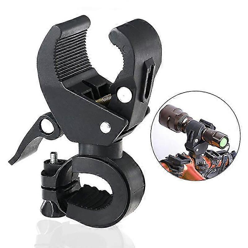 Universal 90-degree Rotating Bike Handlebar Led Flashlight Holder