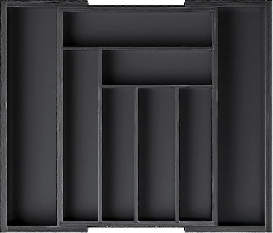 Bamboo Expandable Drawer Organizer for Utensils Holder