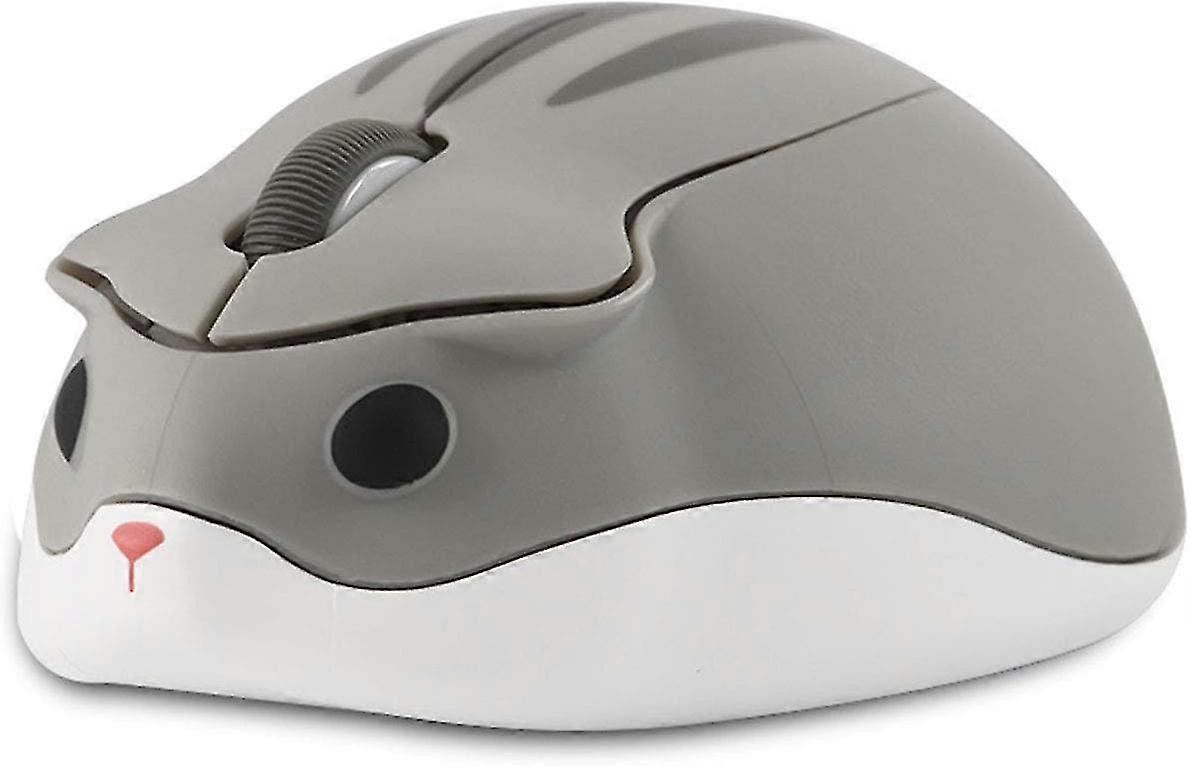 Hamster Shape Wireless Silent Mouse 1200dpi (grey)