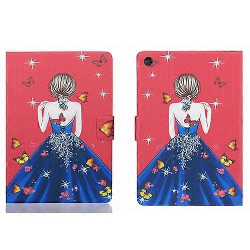 For Samsung Galaxy Tab A9+ Voltage Coloured Drawing Smart PU Tablet Case with Sleep / Wake-up Function