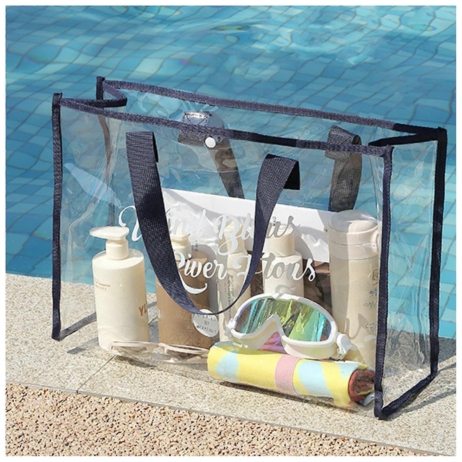Transparent Swimming Bag Durable Large Capacity Sports Bag for Travel Camping