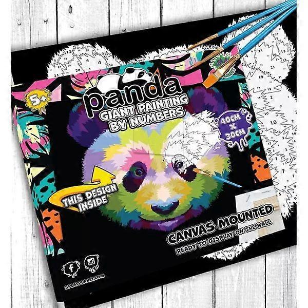 Schilderen op nummer - Panda - Splatplanet