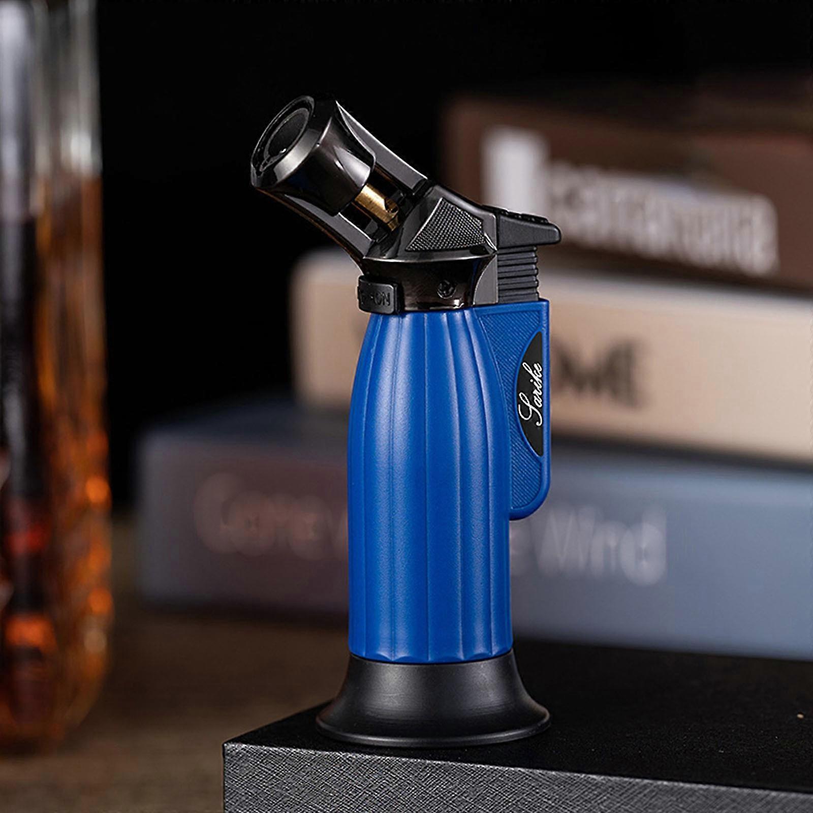 Torch Lighters -Windproof Refillable Lighter-Adjust Flame-Used For Barbecue Kitchen Fireplace Candles Etc-Gas Included- Flye3613