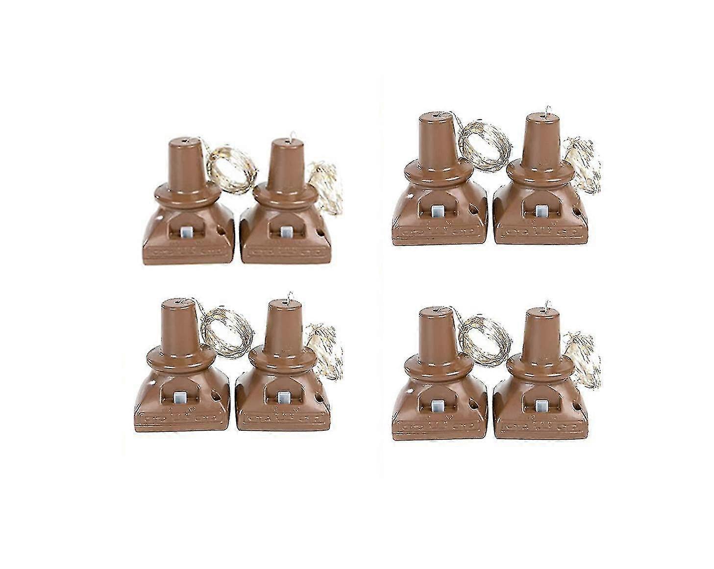 8 Pack 20 Led Waterproof Outdoor Lights -aya