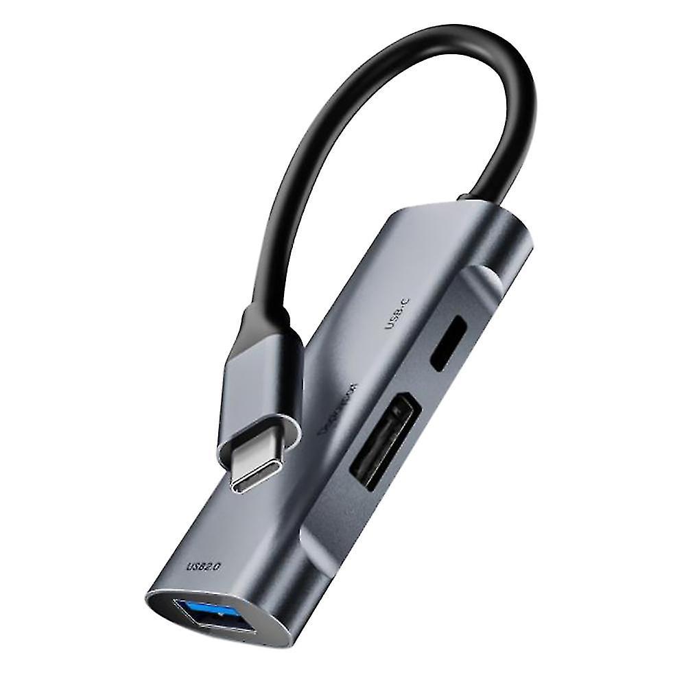 3-in-1 Docking Station 480mbps 4k@60hz Pd 60w Large Dp Displayport