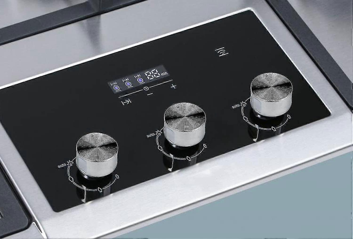 6 Pcs Metal Gas Stove Knobs 6mm Universal Cooker Control Range Oven Knobs Cooktop Burner Knob