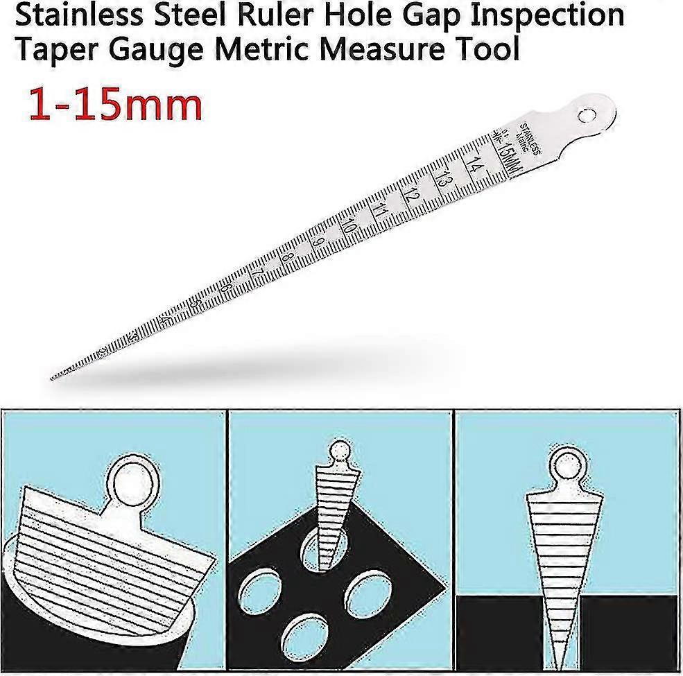 Sl Taper Gauge - Stainless Steel Ruler Welding Inspection Taper Gauge ...