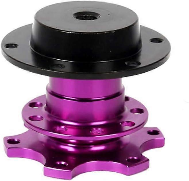 Universal Steering Wheel Snap Off Quick Release Hub Adapter Boss Kit With 6-hole Steering Wheel Hub