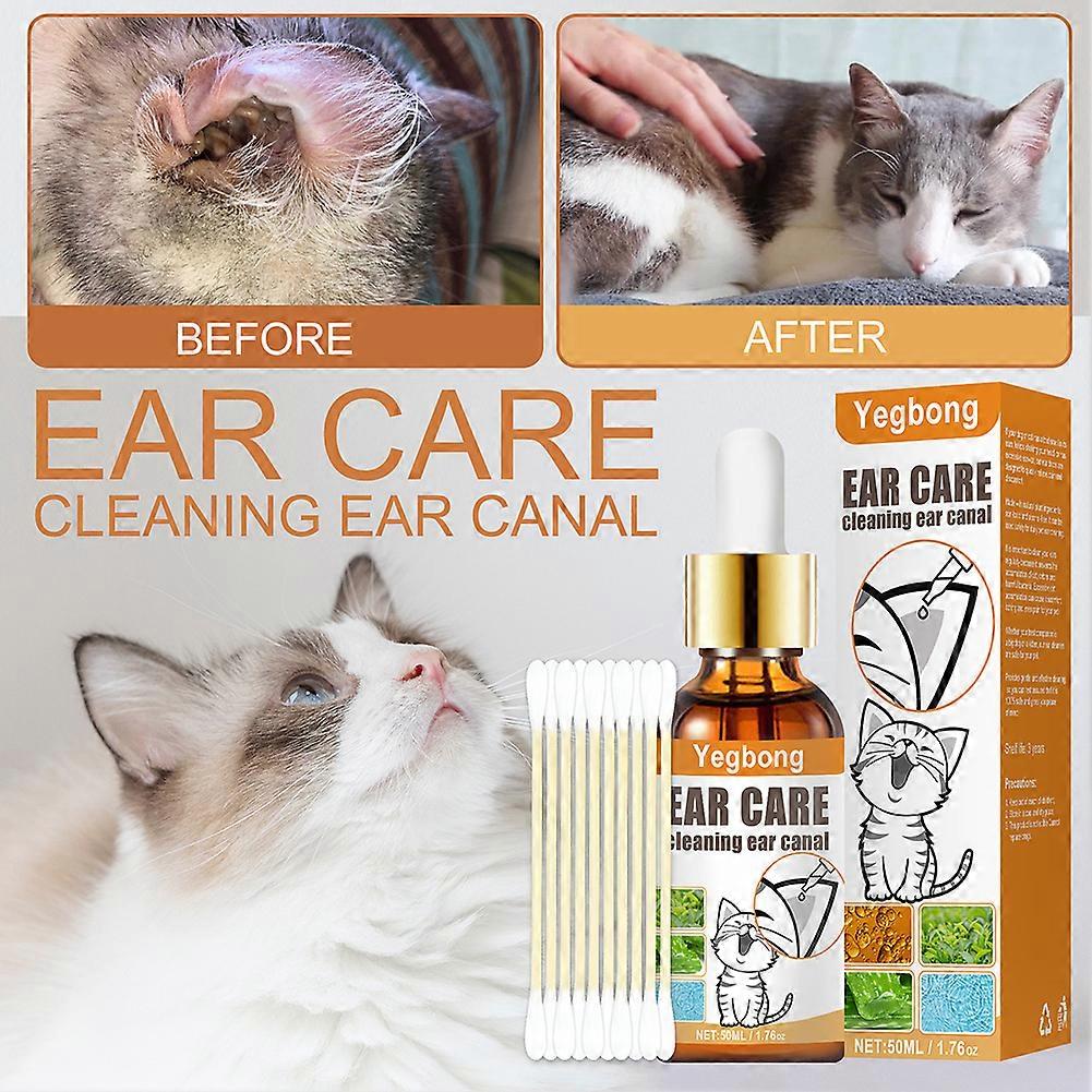 Image showcasing 1-3PCS Ear Cleaner For Cats And Dogs, Ear Milk, Ear Milk Oil, Cat And ...
