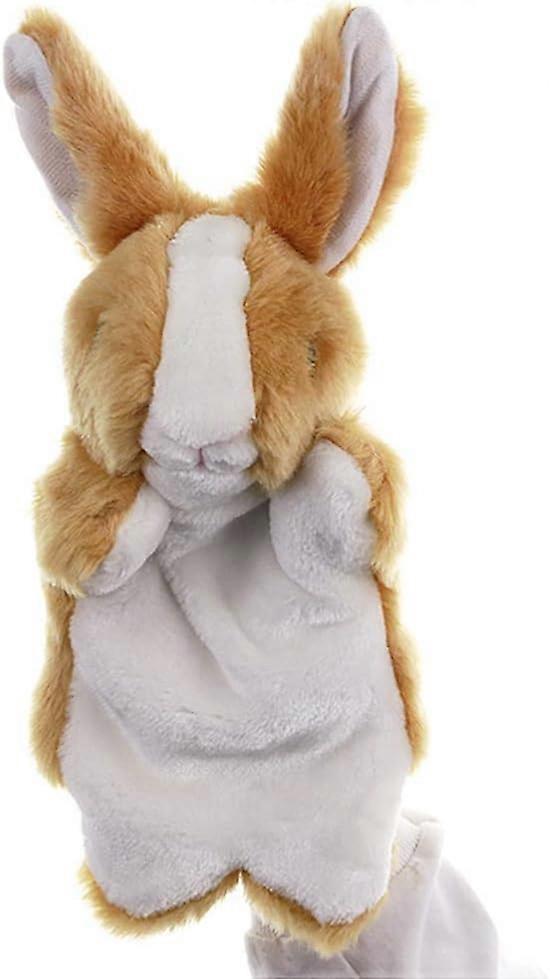 Stuffed Animals Stuffed Animals Rabbit Rabbit Hand Puppets Glove Puppets Soft Plush Party Favors Gifts Brown Stocking Stuffers