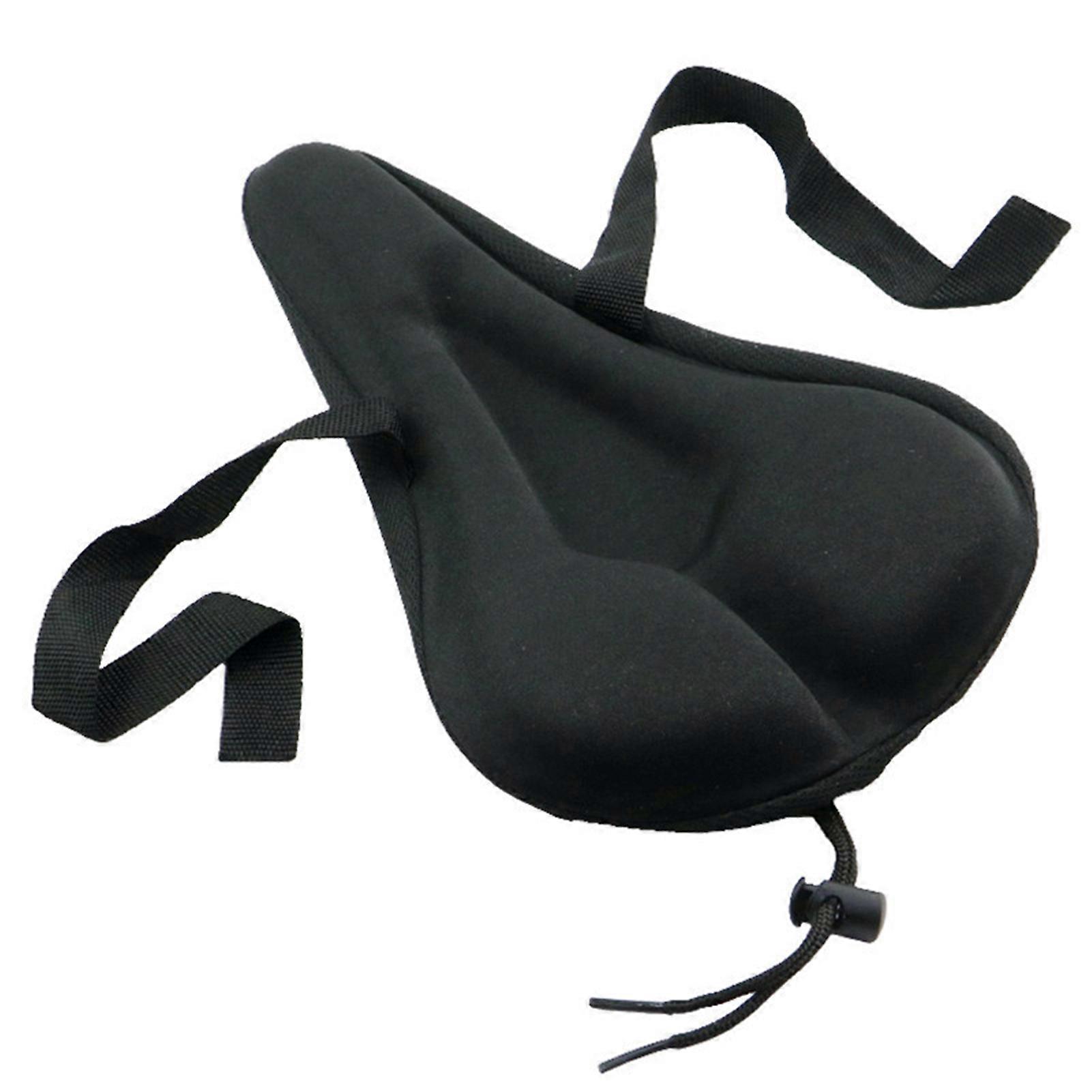 KaesiBike Seat Cushion with Rope Strap Sponge Padded Anti-slip Silicone Mountain Bicycle Saddle Cover Bike Accessories