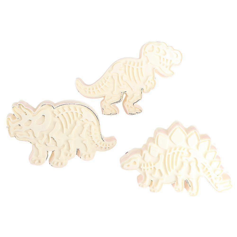 3 Pcs/set Dinosaur Shaped Cookie Cutters