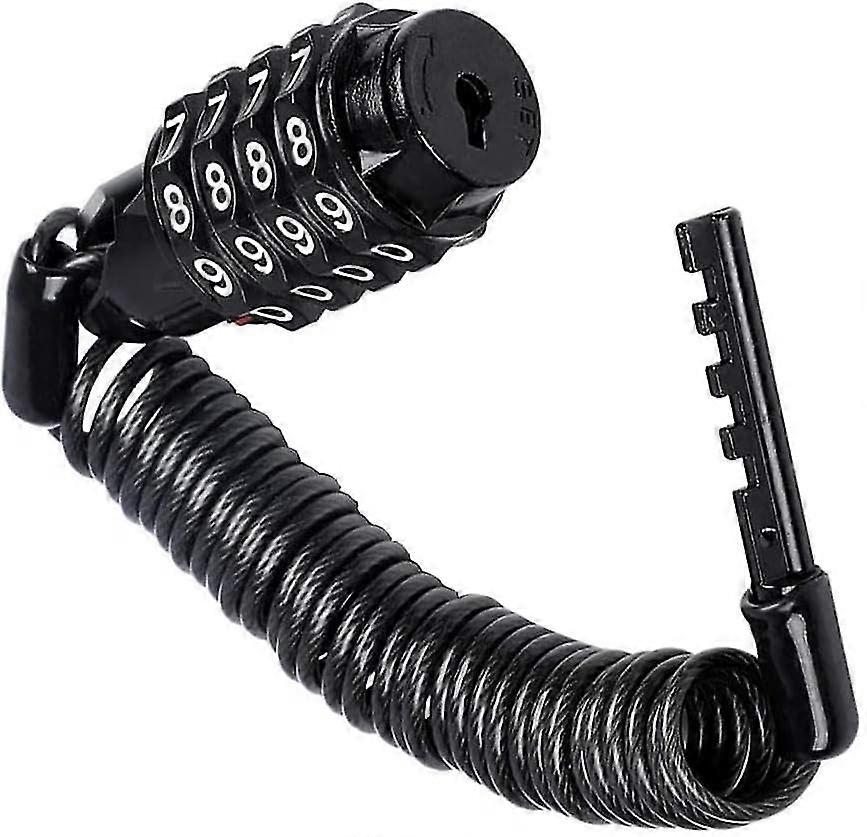 4-digit Resettable Security Bicycle Lock Heavy Duty Bike Lock 1.6m Cycle Lock For Bicycle Outdoors