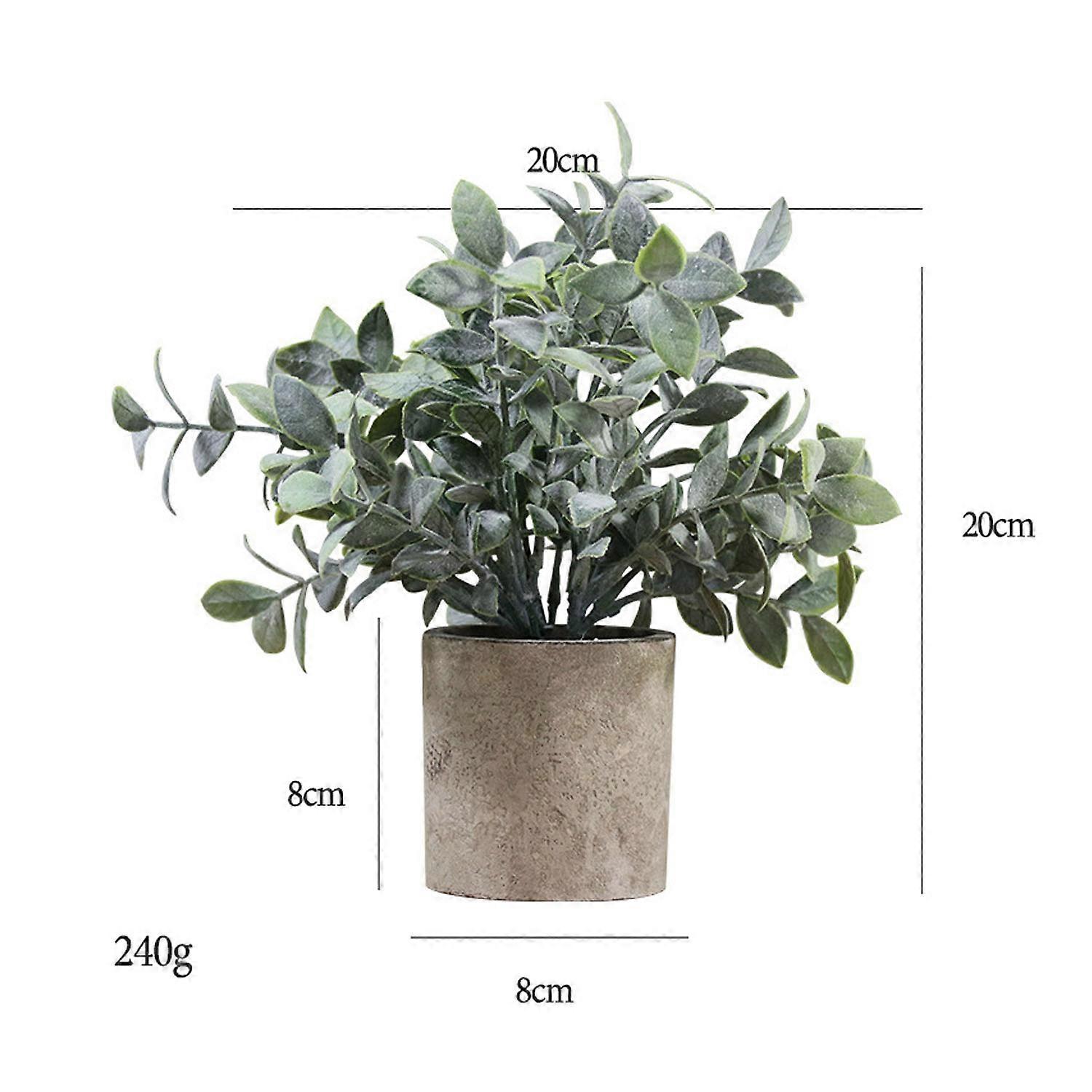 Artificial desktop potted plant