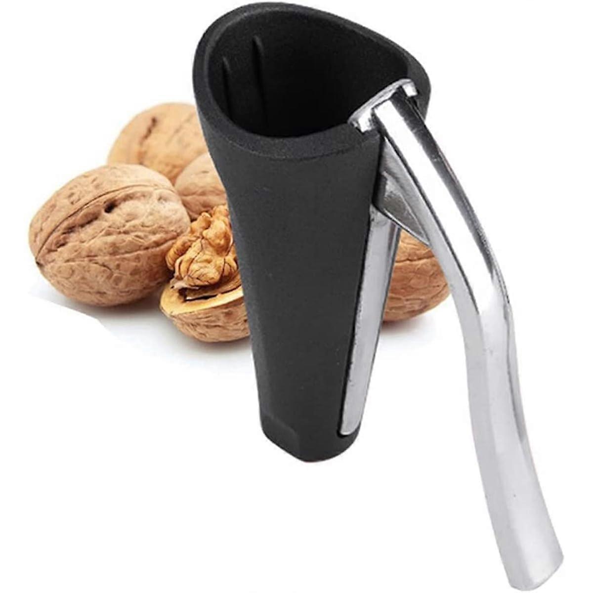 Walnut Peeling Tool Metal Nutcracker Nut Peeler Funnel-Shaped Nutcracker Good for Most Shell Nuts
