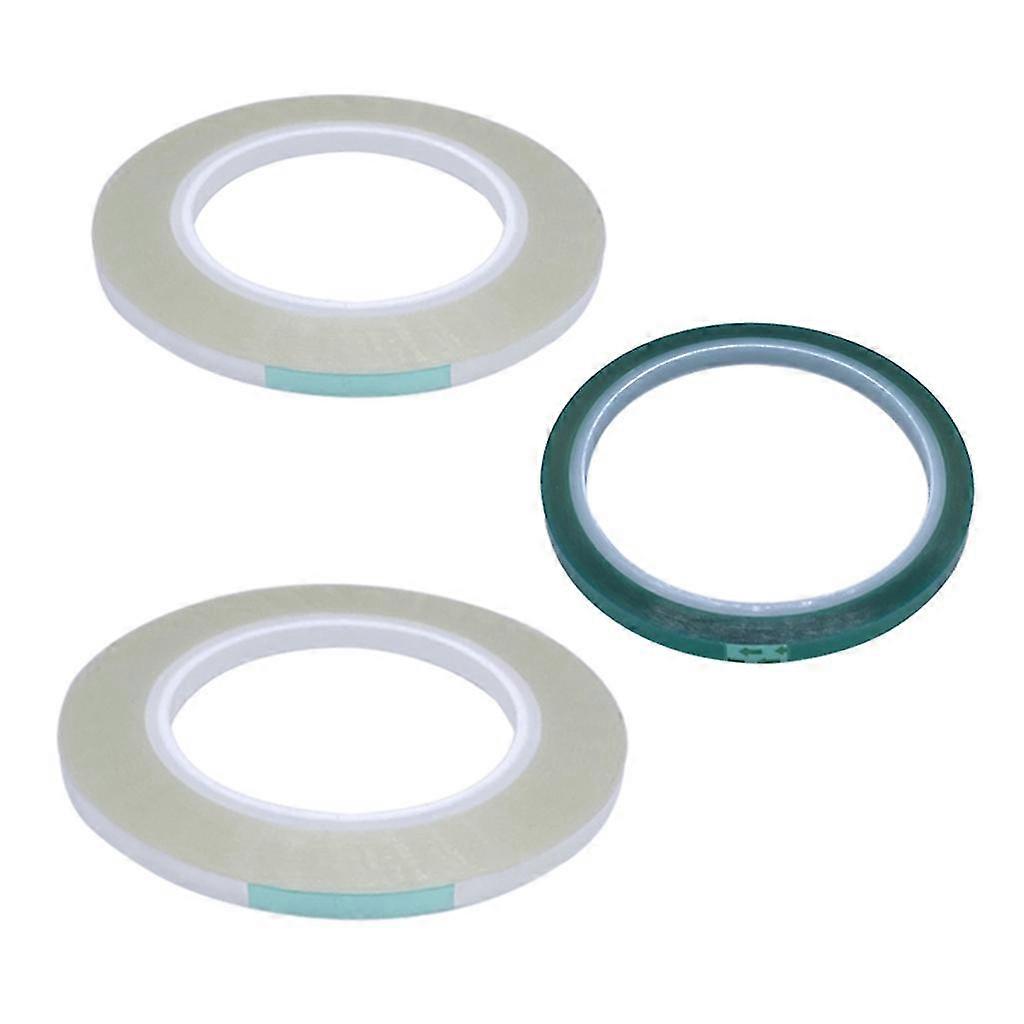 New 1/4" 1pc Green 2pcs Transparency Leader Tape For Reel To Reel Tapes 3pcs
