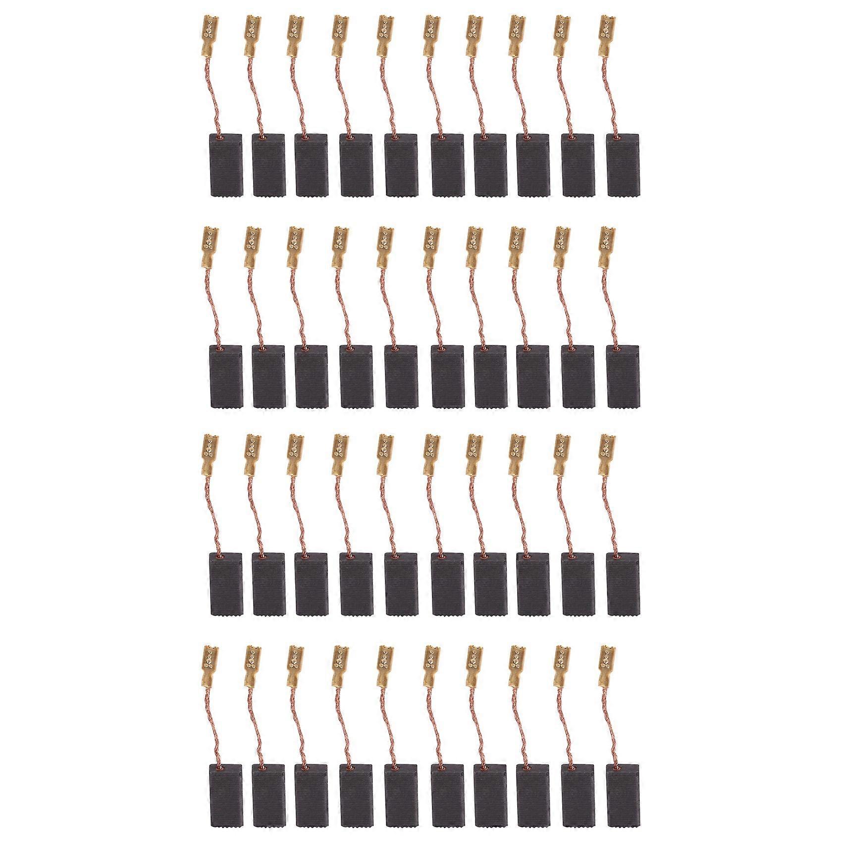 Carbon Brush 40Pcs Replaceable Great Conductive Carbon Brush for Electric Motor Drill 100,5x8x16mm