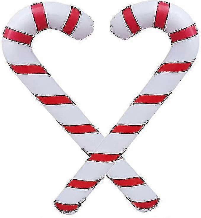 3 Pcs Noël Candy Canes gonflables Décorations de Noël