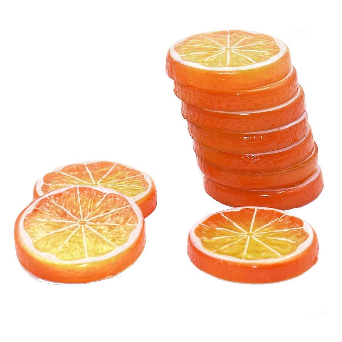 10 Pcs Lemon Artificial Fruit Highly Simulation Lifelike Party Decoration Orange