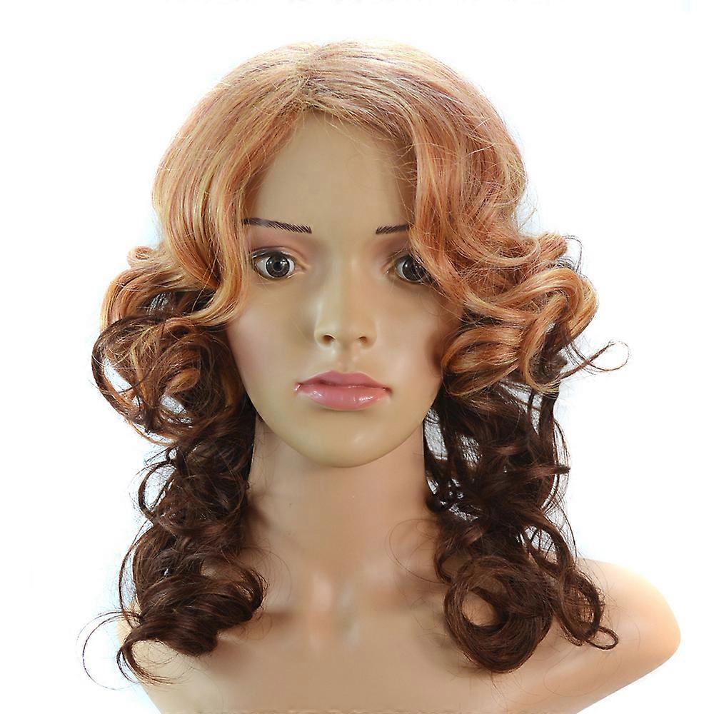 Wig Hair Cap Gradient Ramp Central Parting